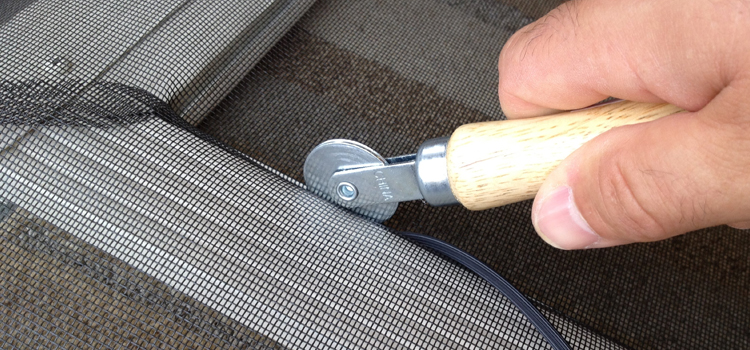 metal screen door repair in Cypress